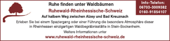 Traueranzeige von Ruhewald Rheinhessen von WochenSpiegel