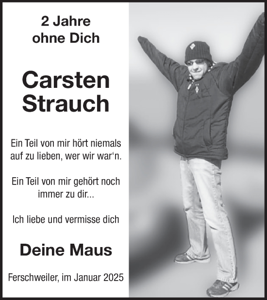 Traueranzeige von Carsten Strauch von WochenSpiegel